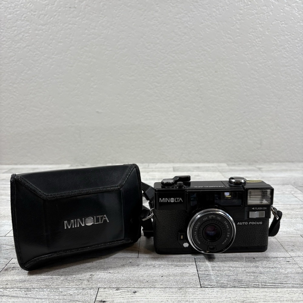 Vintage Minolta Hi-Matic AF2 Film Camera **Flash Not Working** For Parts‎